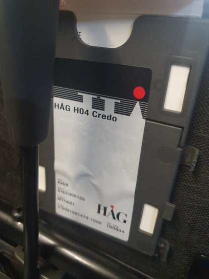 Black Hag H04 Credo Adjustable Ergonomic Office Swivel Chair Swivel Wheeled desk