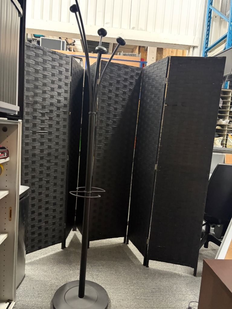 Used Black modern coat rack