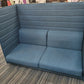 Office blue teal reception breakout acoustic sofa