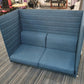 Office blue teal reception breakout acoustic sofa