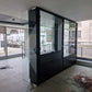 Bookshelf Room Partition- Office Storage and divider Unit in black 255cm x 325cm D:54cm