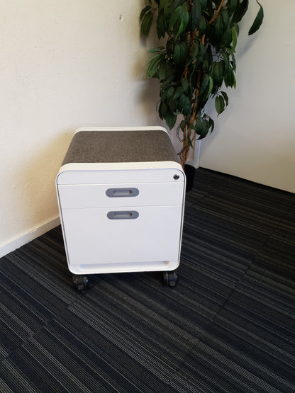 Under desk pedestal, drawers with integrated seat pad W 48cm  x D 50cm x H 58cm
