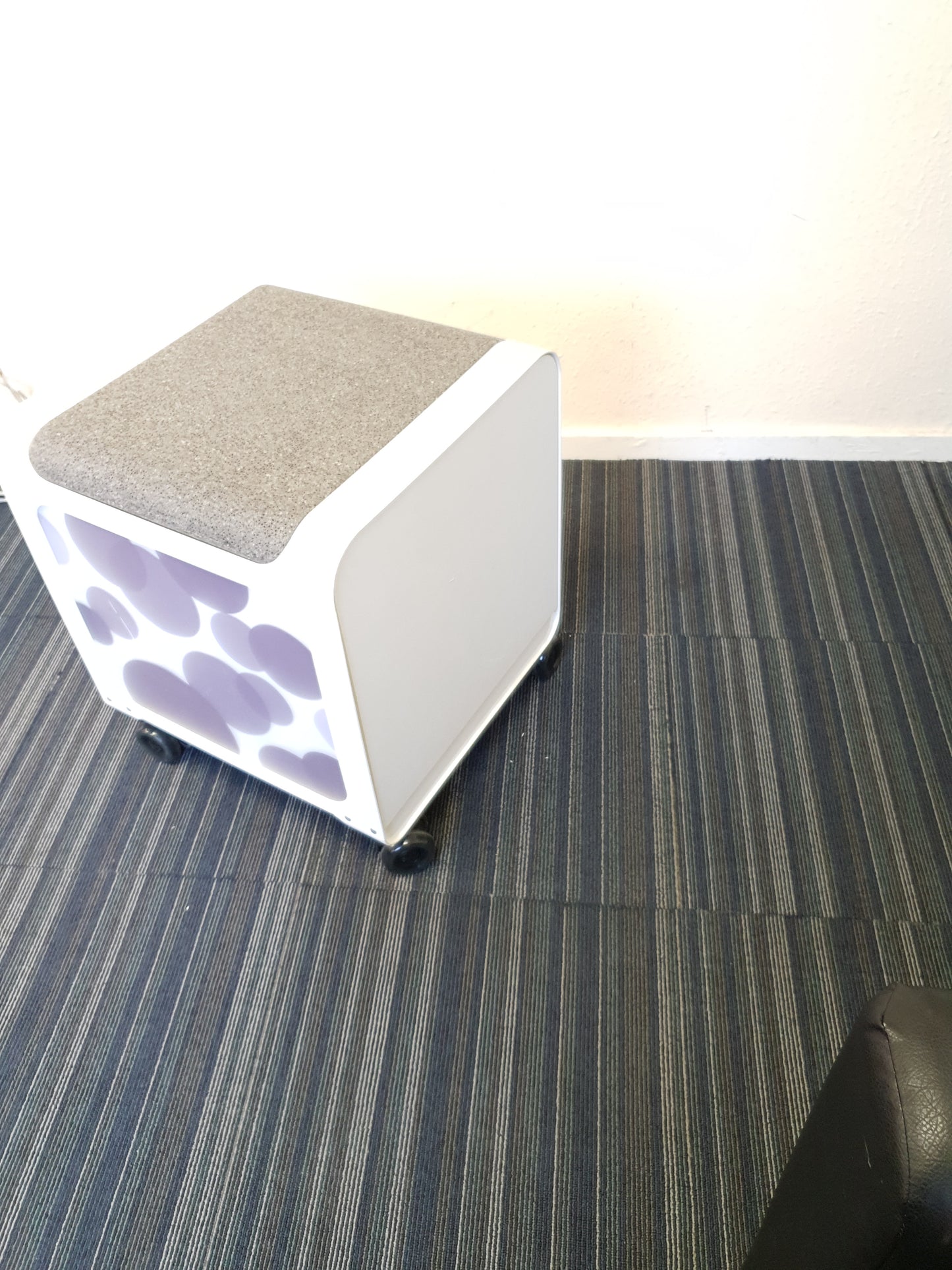 Under desk pedestal, drawers with integrated seat pad W 48cm  x D 50cm x H 58cm