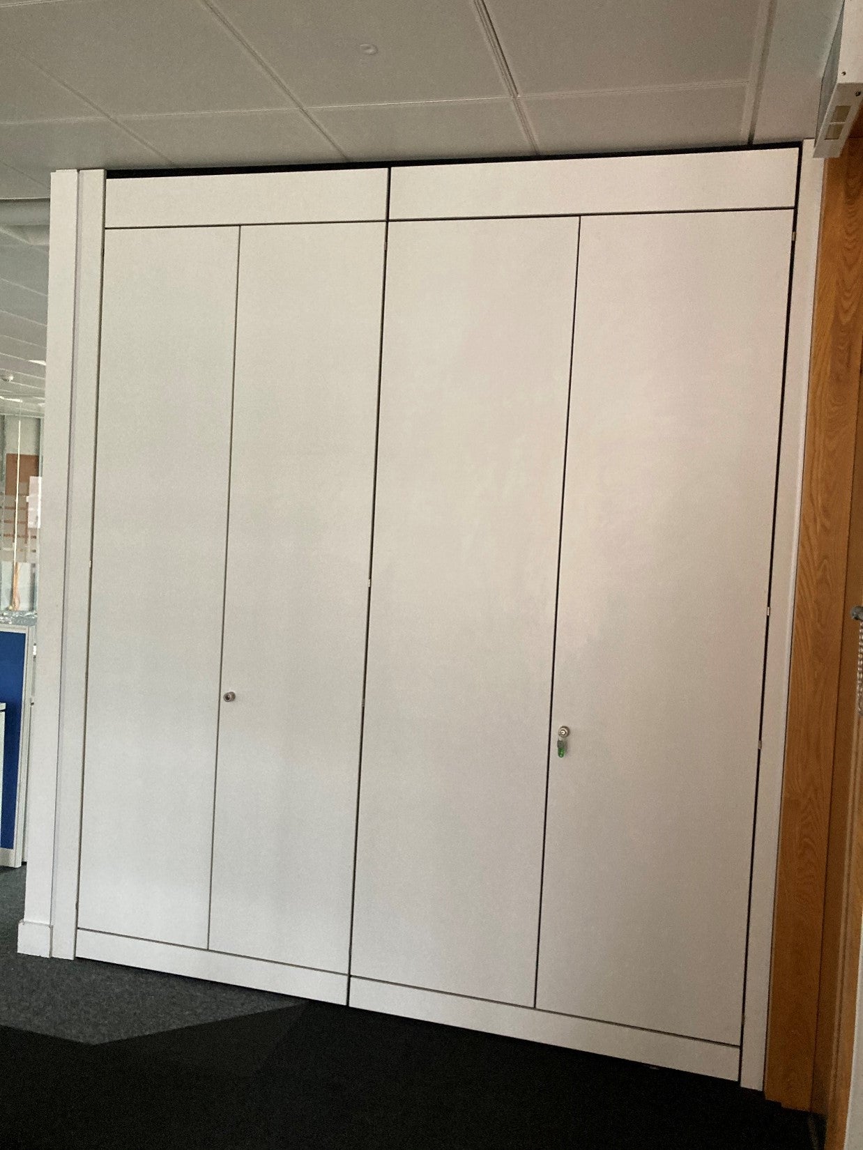 4 door tall double-door office cupboards W240cm H270cm