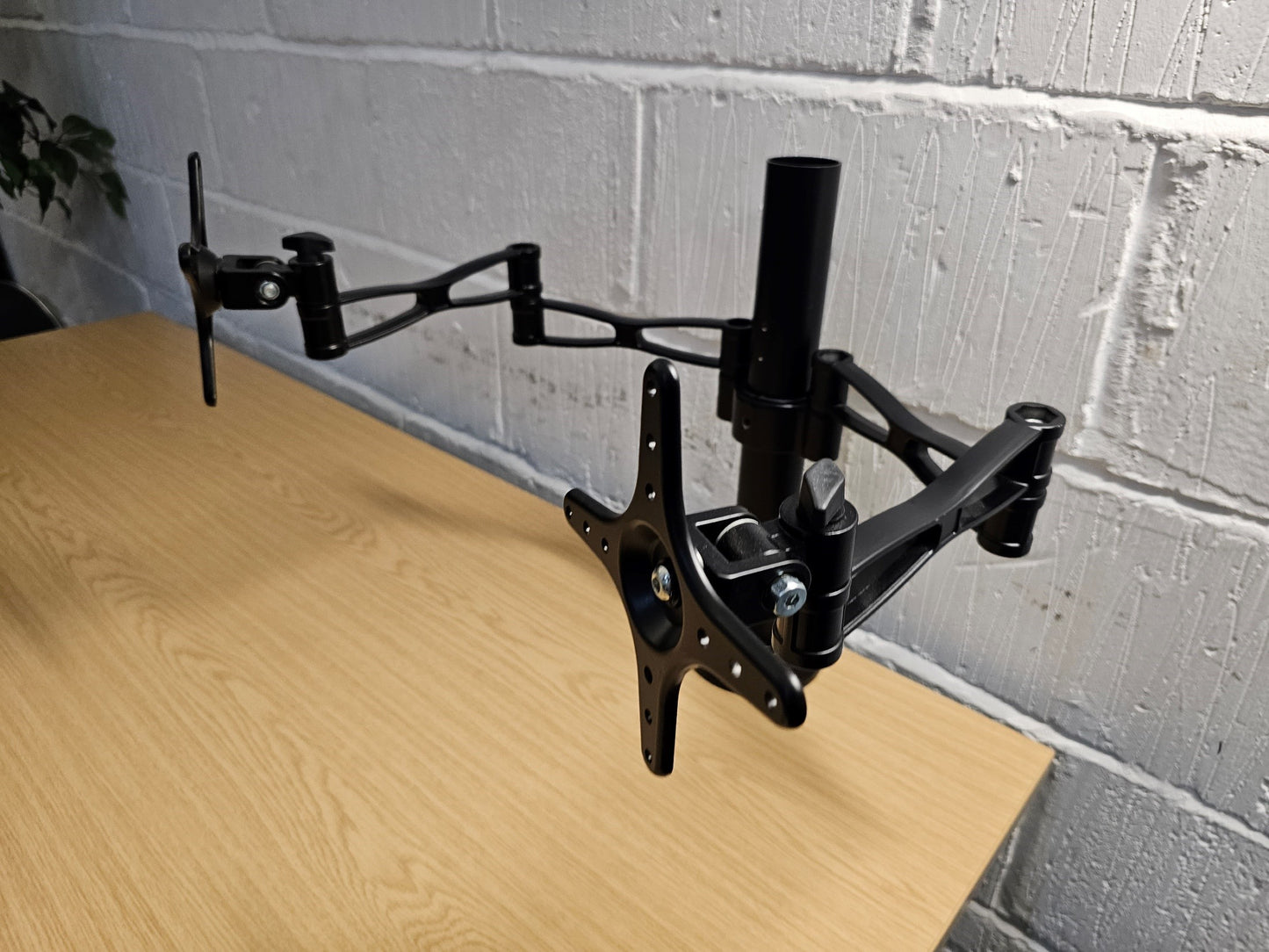 Dual Clamp Monitor Stands