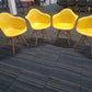 Plastic Eiffel Armchair in Mustard