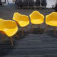 Plastic Eiffel Armchair in Mustard