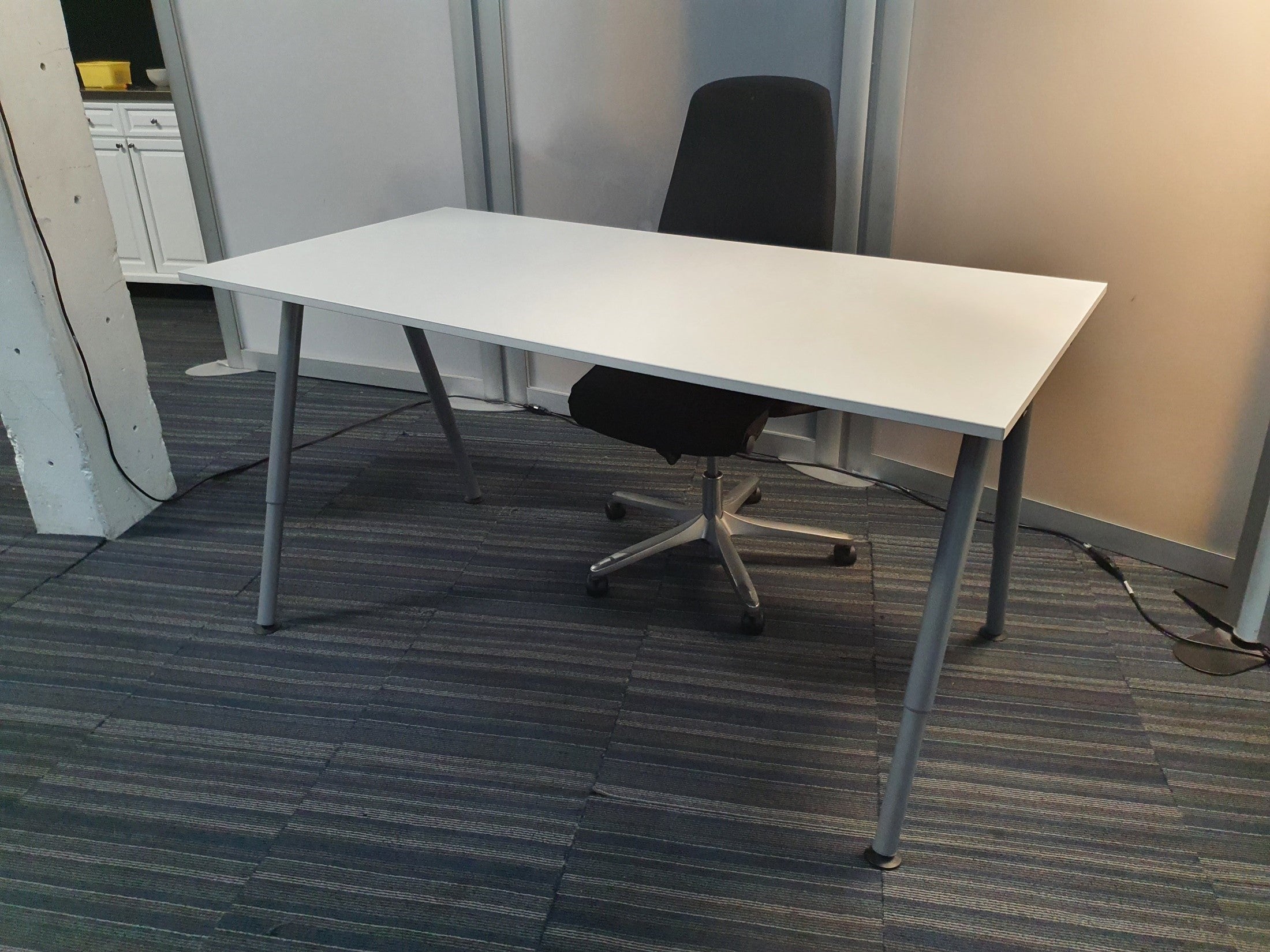 Ikea galant deals desk max height