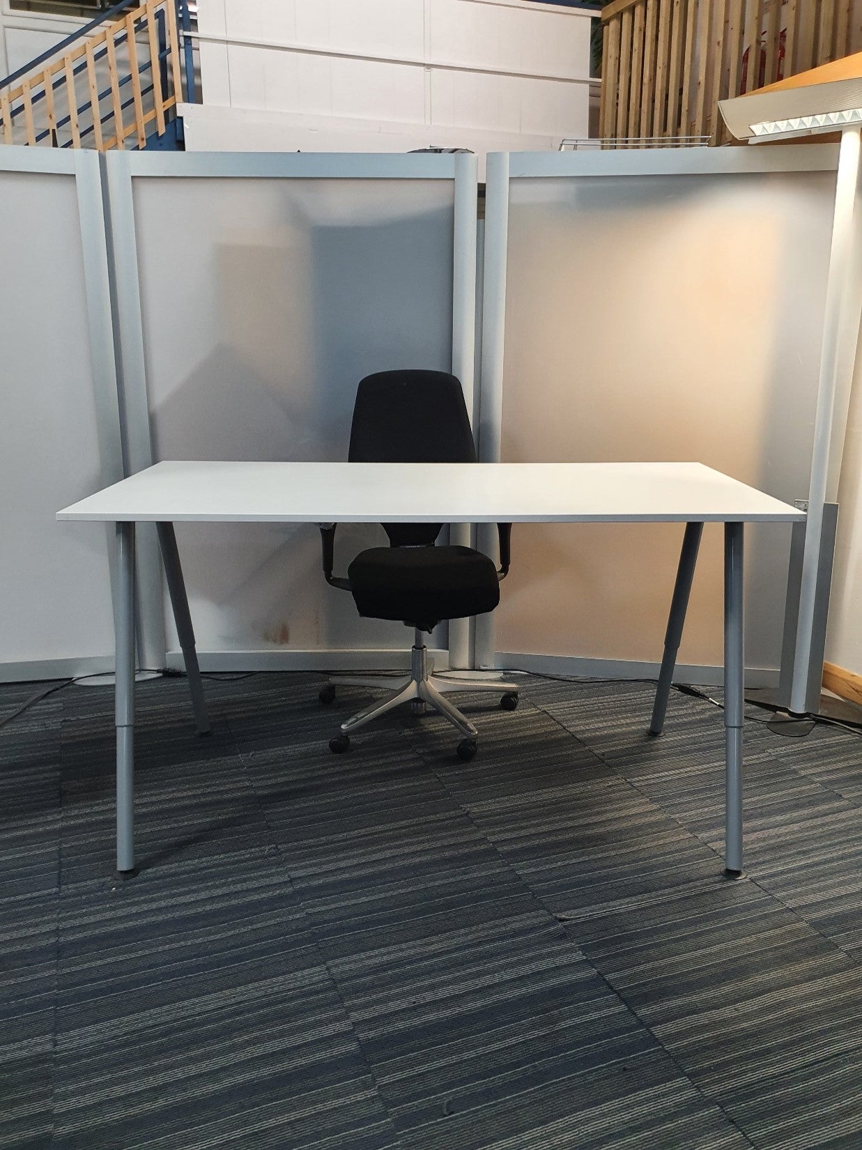 IKEA GALANT and THYGE White Office Student Desk