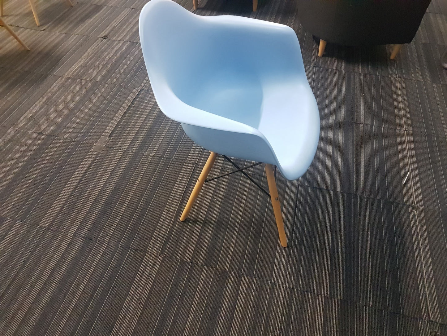 Office Breakout Area Armchair in blue