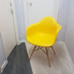 Plastic Eiffel Armchair in Mustard