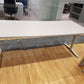 Single grey extra large desk w 210cm x d 80cm x h 73cm
