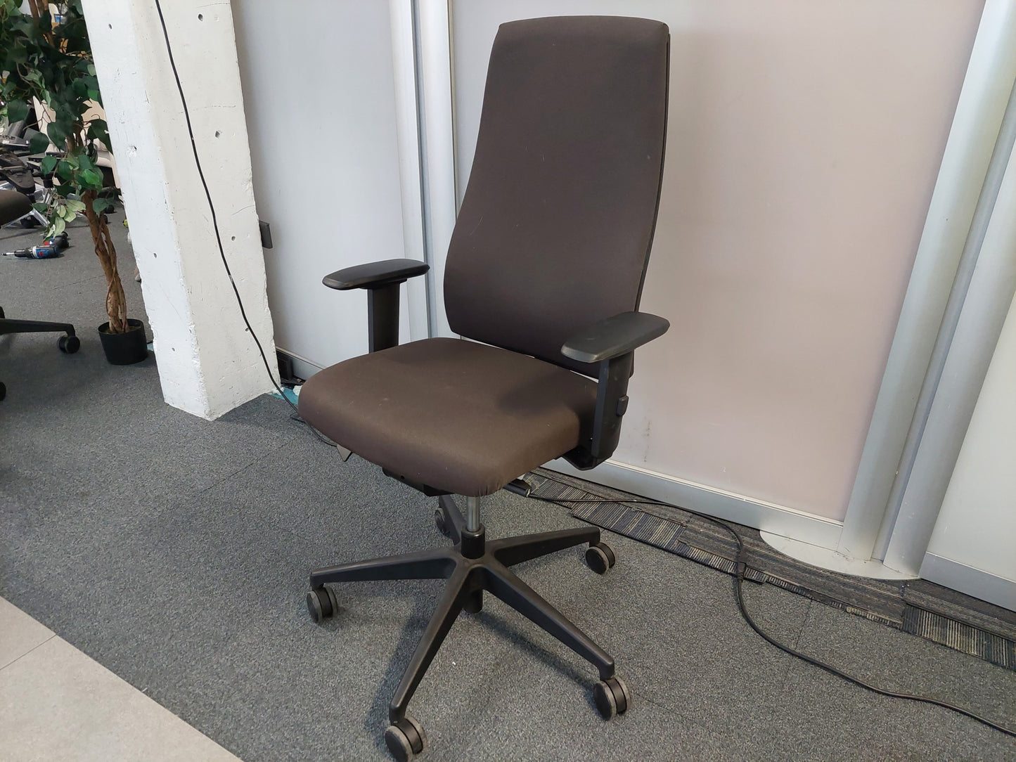 Grey Office High back Chair Swivel, Desk chair