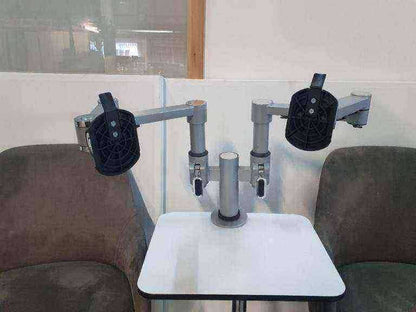 Used dual monitor desk mount