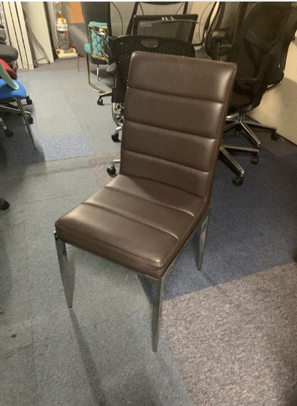 Pre-Owned Faux Leather Dining Chairs (Set of 4)