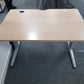 Beige single computer desk 120cm Wx 80cm D x 73cm H