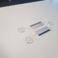 Used Desking Bench System  Four Person Pod White 280cm x 167cm