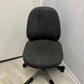 Grey office wheelie chair in dark grey