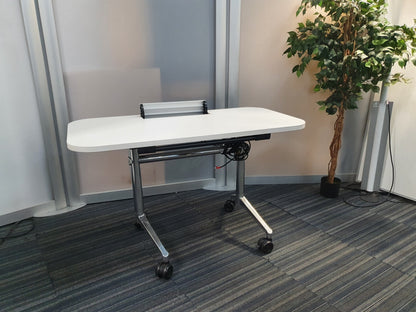 White Folding Desk (W= 120cm H= 73cm D= 60cm)