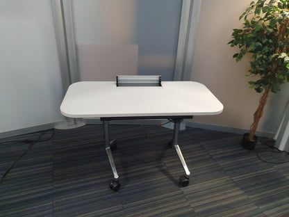 White Folding Desk (W= 120cm H= 73cm D= 60cm)