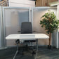 White Folding Desk (W= 120cm H= 73cm D= 60cm)
