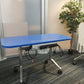 Blue Folding Desk (W= 120cm H= 73cm D= 60cm)