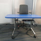 Blue Folding Desk (W= 120cm H= 73cm D= 60cm)