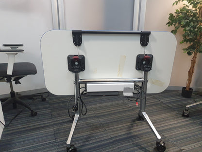 Blue Folding Desk (W= 120cm H= 73cm D= 60cm)