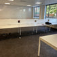 Pre-Owned White Office Pod Desk - 8 Seater- 140cm x 80cm per tabletop