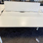 Pre-Owned White Office Pod Desk - 8 Seater- 140cm x 80cm per tabletop