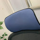 Blue Armless Mesh back office swivel chair