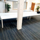 Herman Miller 8 seater office table in white (160cm x 80cm)