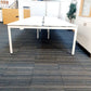 Herman Miller 8 seater office table in white (160cm x 80cm)