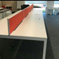 Herman Miller 8 seater office table in white (160cm x 80cm)