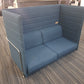 Office blue teal reception breakout acoustic sofa