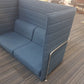 Office blue teal reception breakout acoustic sofa