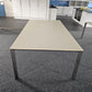 White canteen and training room table 207cm x 95cm