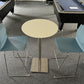 White office canteen high bistro table in common room