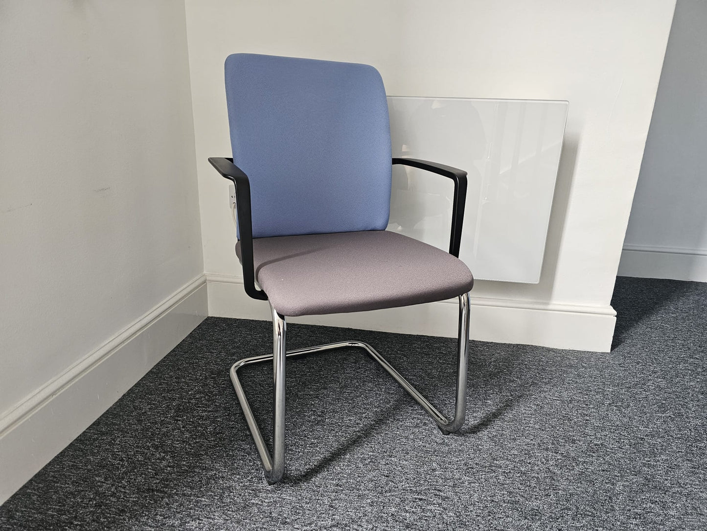 Conference Chair with chrome Cantilever Frame