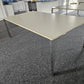 White canteen and training room table 207cm x 95cm