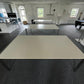 White canteen and training room table 207cm x 95cm