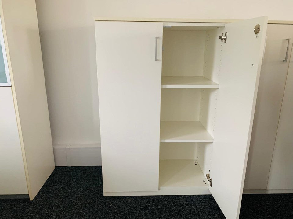 Office cupboard in white