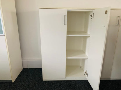 Office cupboard in white