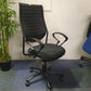 Black high back executive swivel desk chair