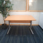 Wood fiinish desk modesty panel metal legs