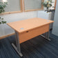 Wood fiinish desk modesty panel metal legs