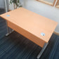 Wood fiinish desk modesty panel metal legs