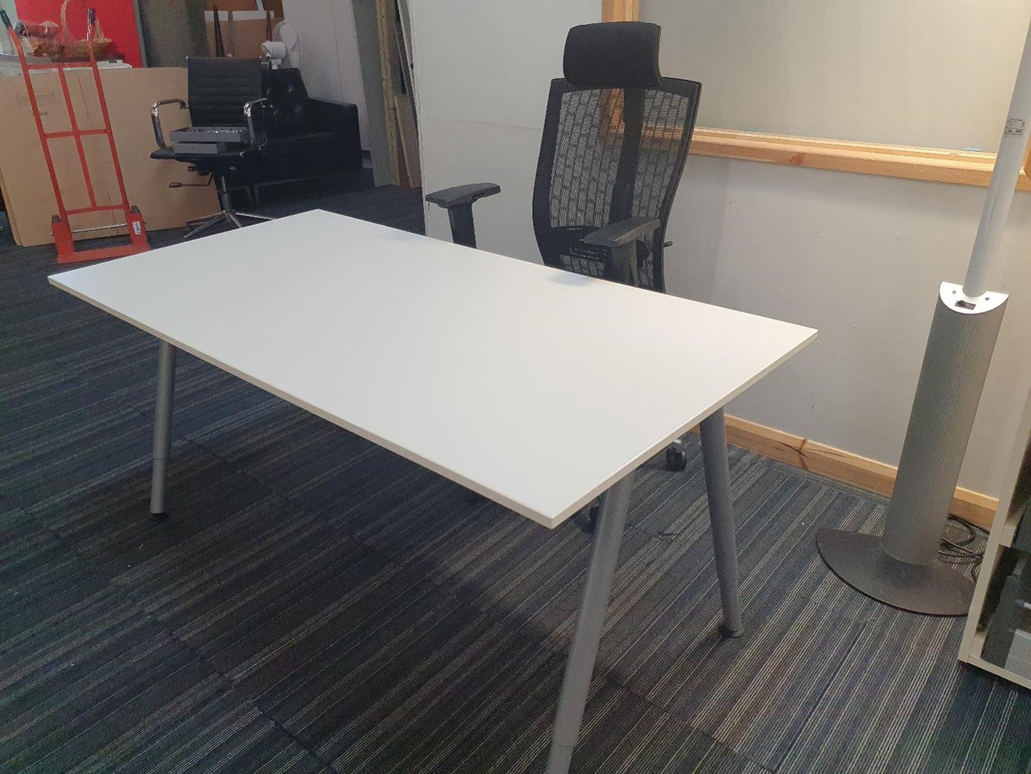 IKEA GALANT and THYGE White Office Student Desk