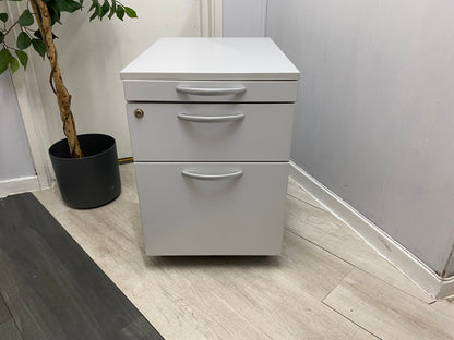 Mobile Under desk 3 Drawer Mobile Pedestal Storage Cabinet, Office Storage