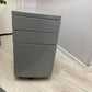 Grey Slimline 3 drawer Office Pedestal